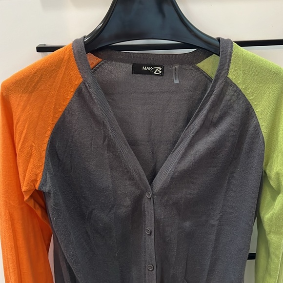 Mak B cardigan mult coloured size M - Picture 3 of 4
